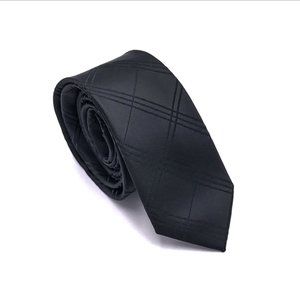 Black Plaid Tie | J.Ferrar